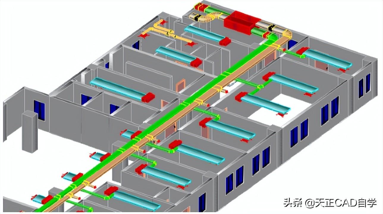 T20天正暖通CADV8.0(2022)软件安装及使用教程